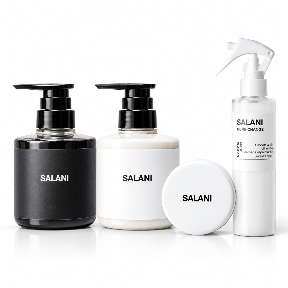 ［ SET ］ULTIMATE SET（ SHAMPOO + TREATMENT + MORE CHANGE + OIL BALM ） - | salani.jp