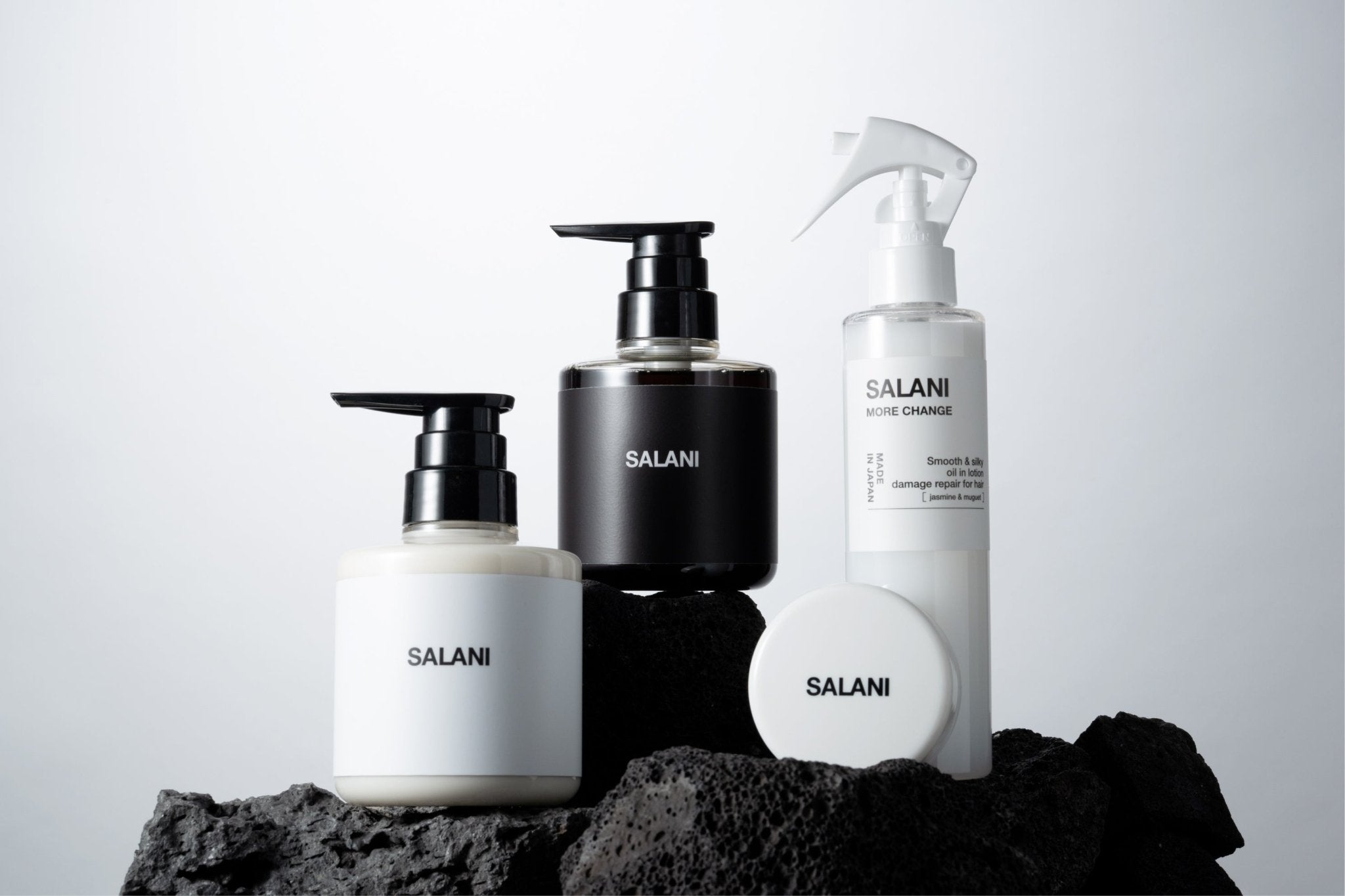 ［ SET ］ULTIMATE SET（ SHAMPOO + TREATMENT + MORE CHANGE + OIL BALM ） - | salani.jp